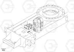 12413 Travel motor with mounting parts EW55 SER NO 5630-, Volvo Construction Equipment