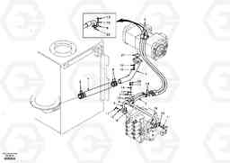95867 Hydraulic system, hydraulic tank to hydraulic pump EC150, Volvo Construction Equipment