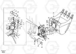 87953 Attachment bracket, quickfit EC150, Volvo Construction Equipment