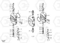 94188 Main control valve, travel Lh and mid inlet and travel Rh EC55 SER NO 20001-, Volvo Construction Equipment