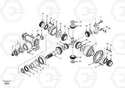 72652 Differential , front axle EW130, Volvo Construction Equipment