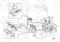 17314 Hydraulic system, control valve to return filter EC210 APPENDIX FORESTRY VERSION, Volvo Construction Equipment