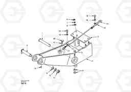 33019 Dipper arm adapter, Forestry EC210 APPENDIX FORESTRY VERSION, Volvo Construction Equipment