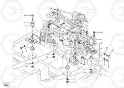 50824 Engine mount EC210B, Volvo Construction Equipment