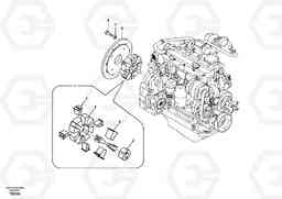 9080 Pump gearbox with assembling parts EC135B SER NO 20001-, Volvo Construction Equipment