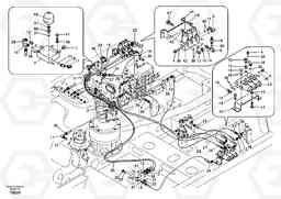 96466 Servo system, control valve to solenoid valve EC135B SER NO 20001-, Volvo Construction Equipment